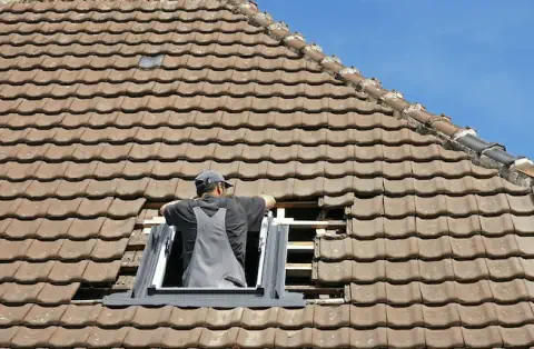 Pose de velux - Omissy